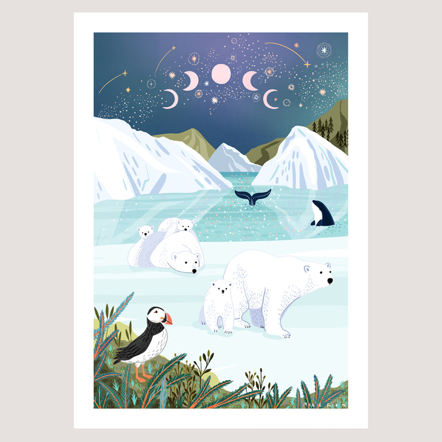 affiche - Le glacier