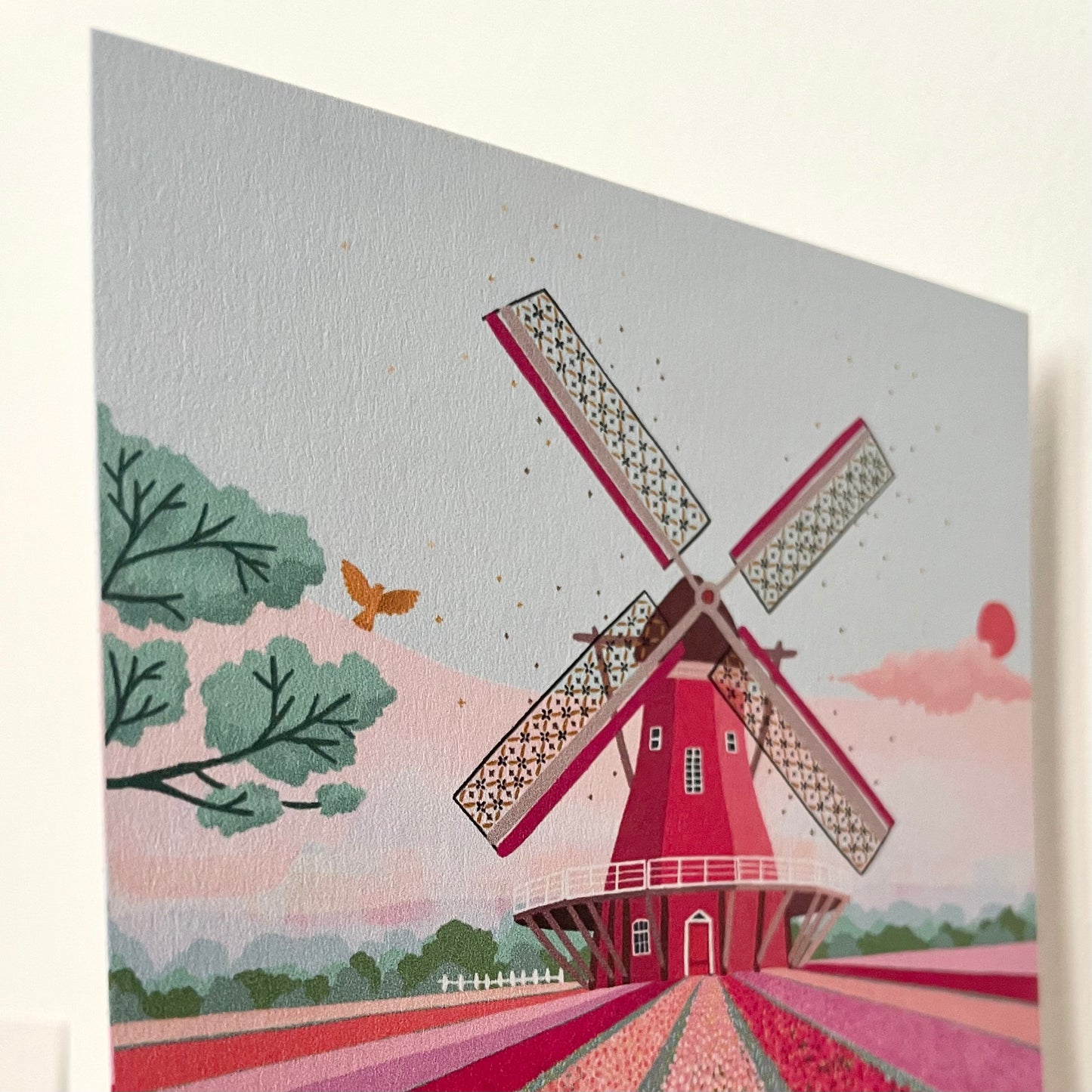 carte A6 illustrée - Les tulipes