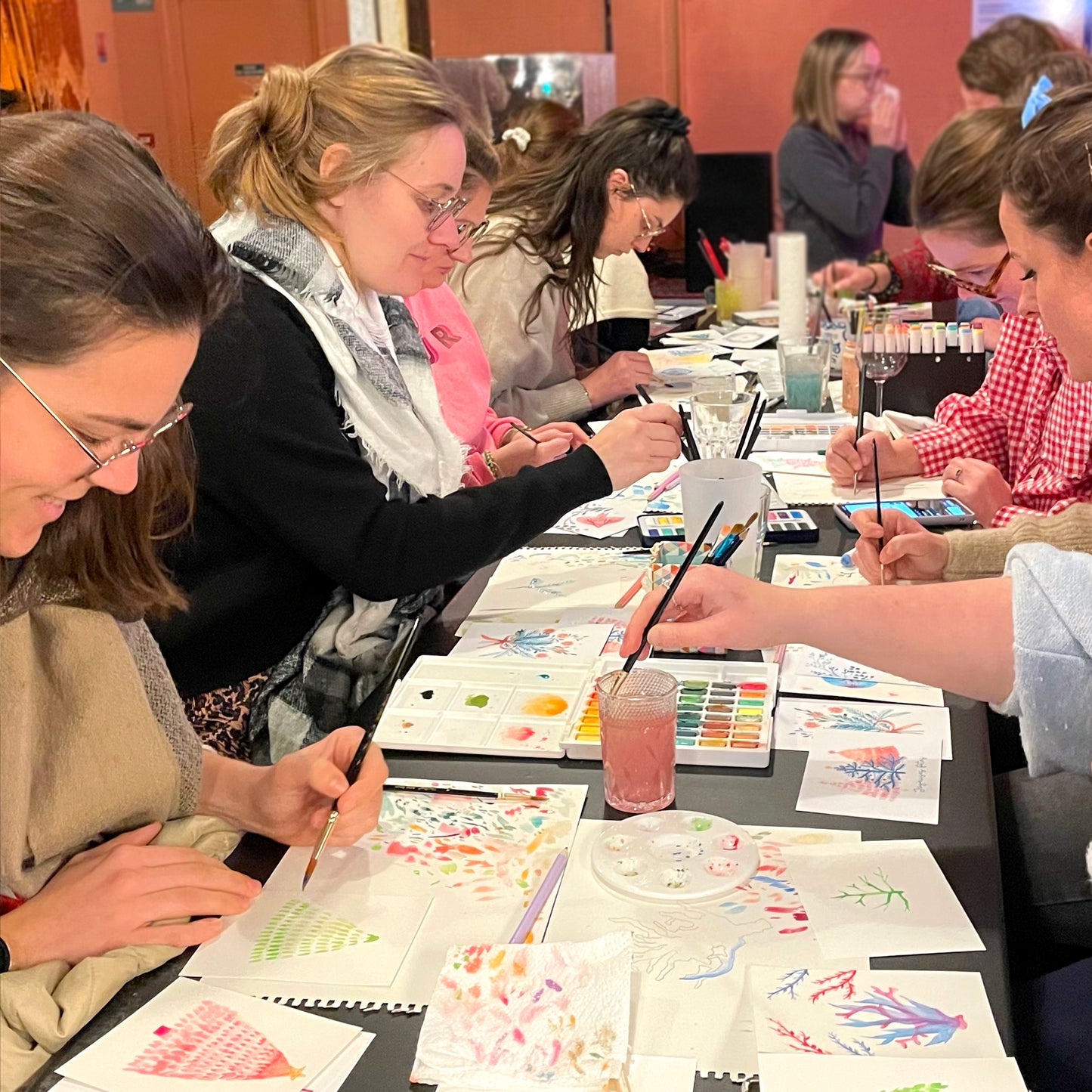 Atelier aquarelle - à Cageot - (Faches-Thumesnil) 25/11/25