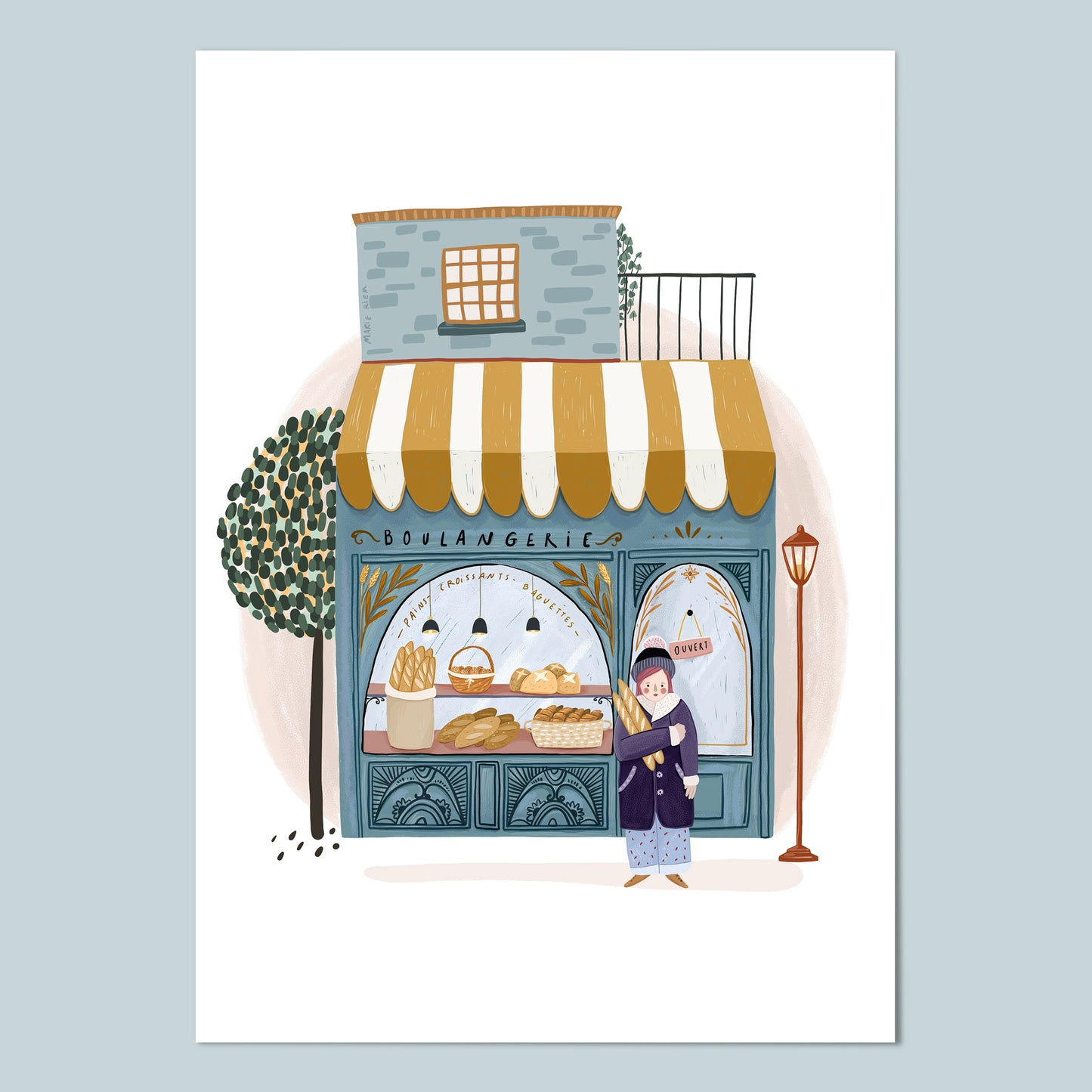 affiche - "la boulangerie"