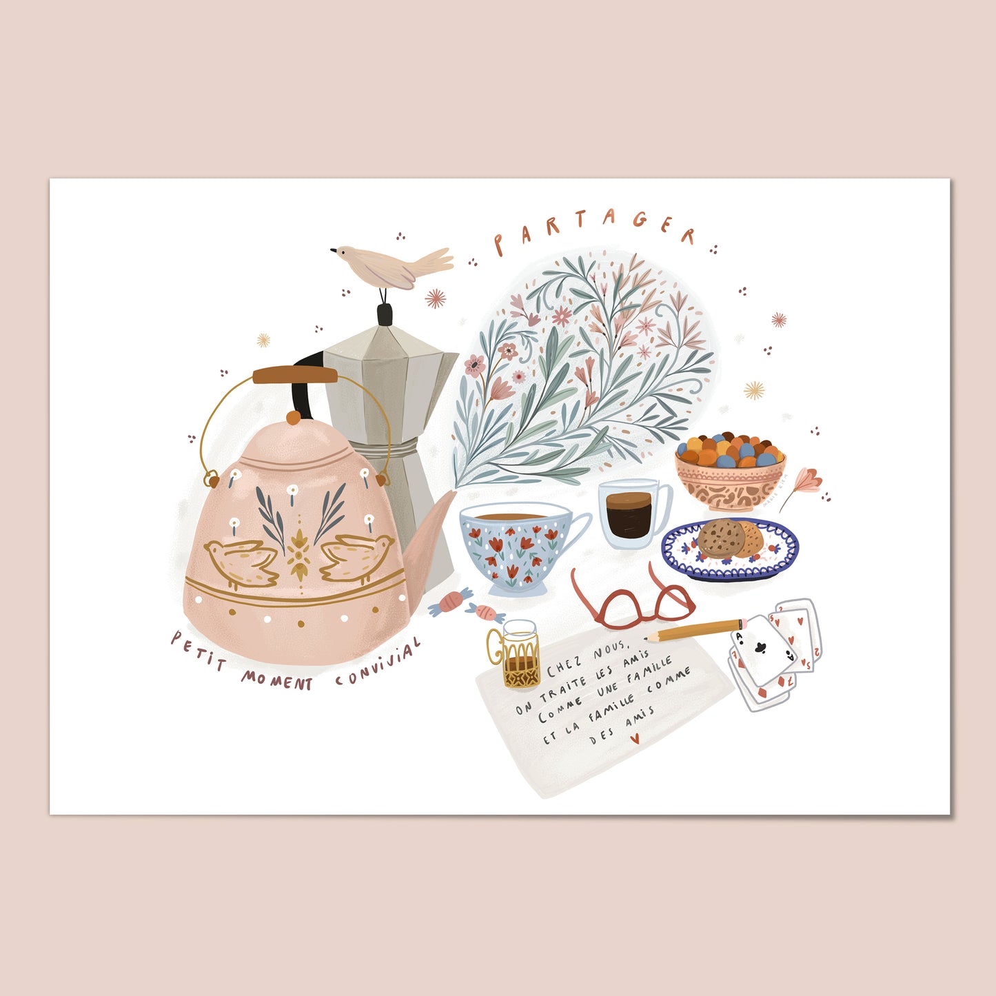 affiche - "partager"