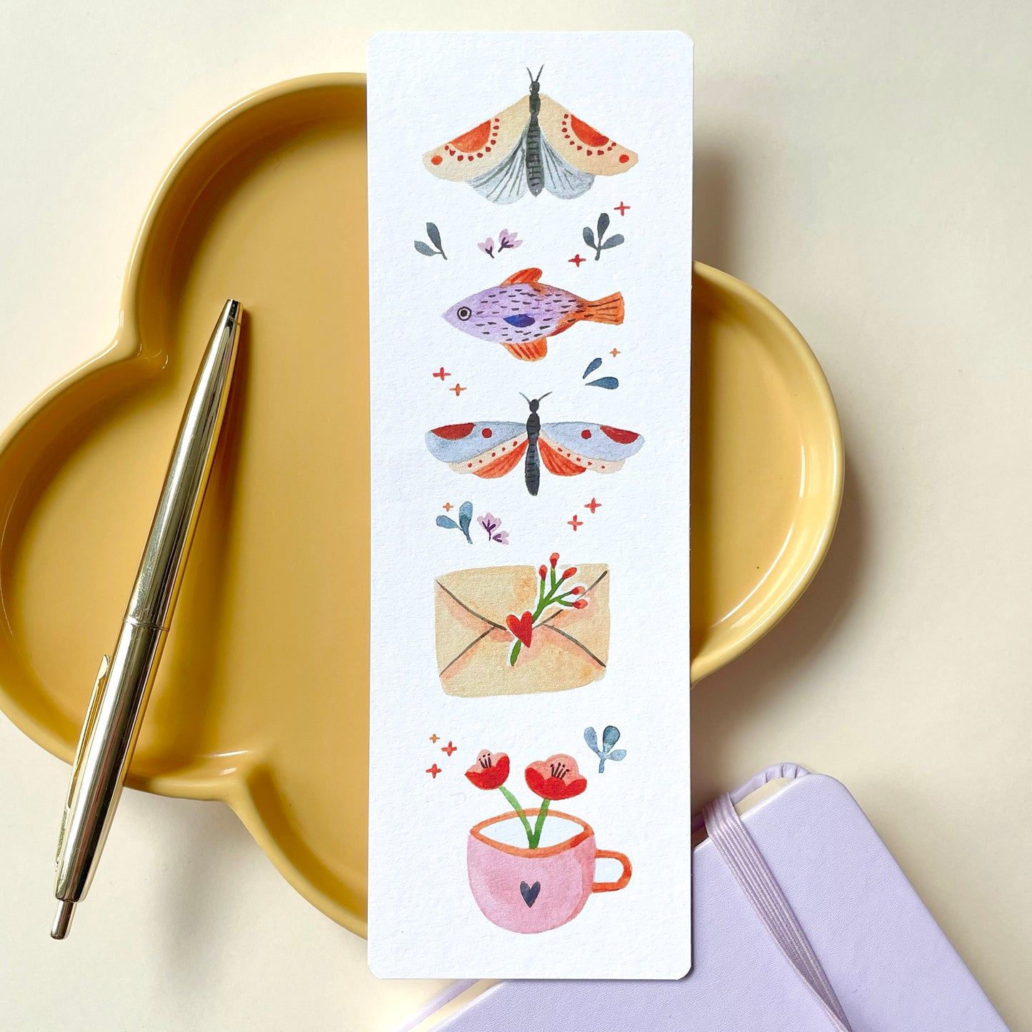 marque-page - aquarelles d'été