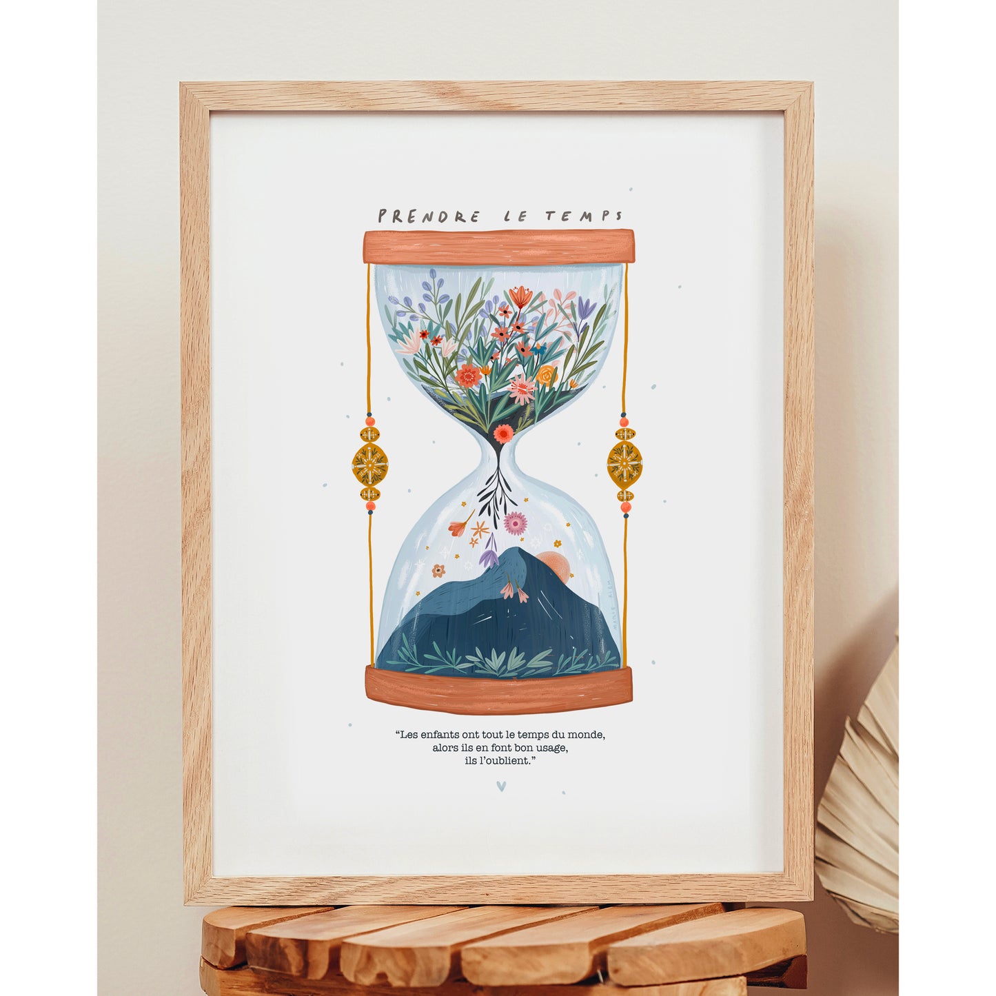 affiche - "prendre le temps"