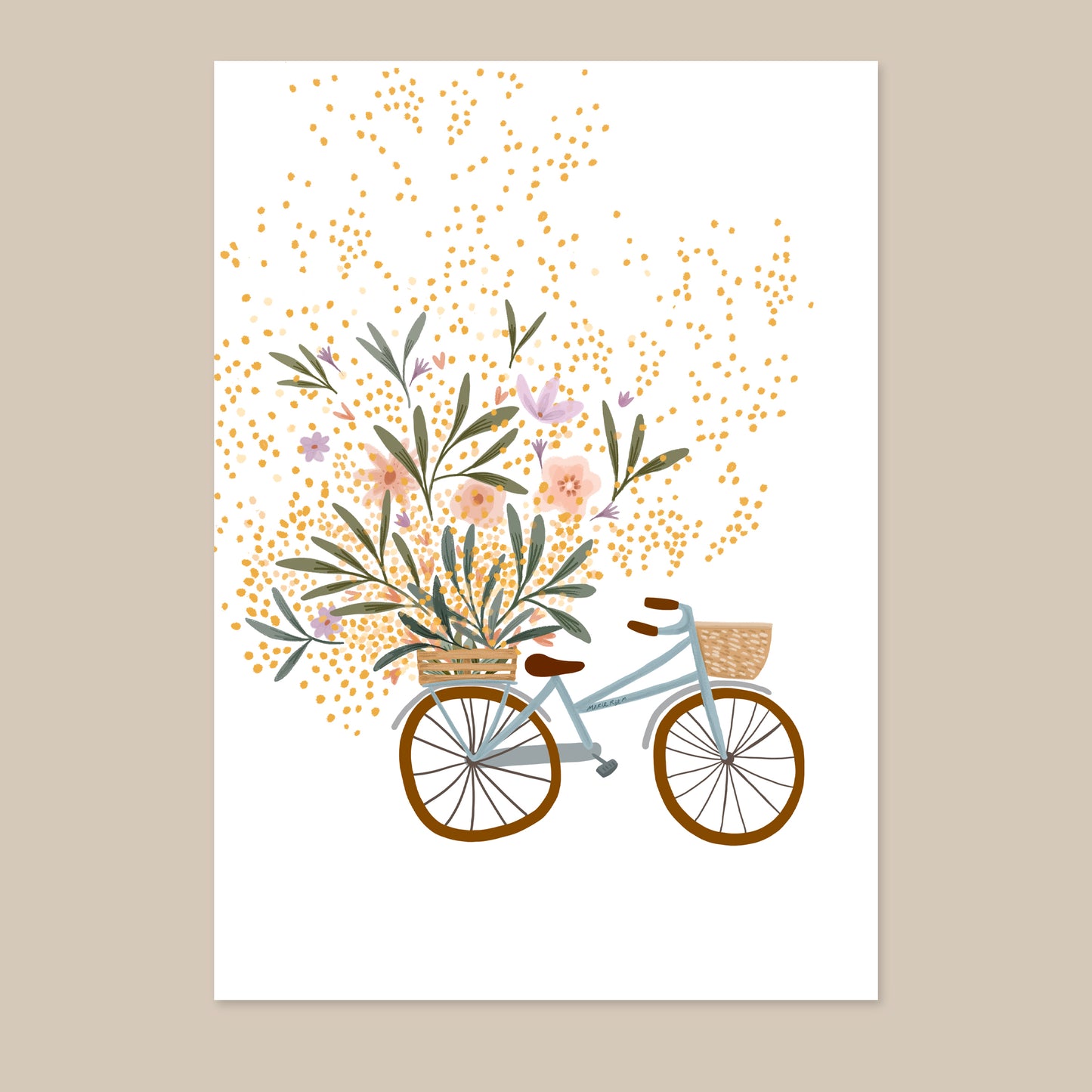 affiche - Balade dans le mimosa