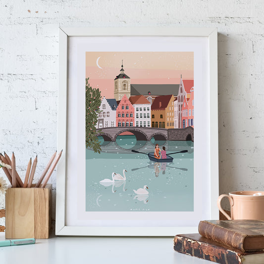 affiche - Bruges