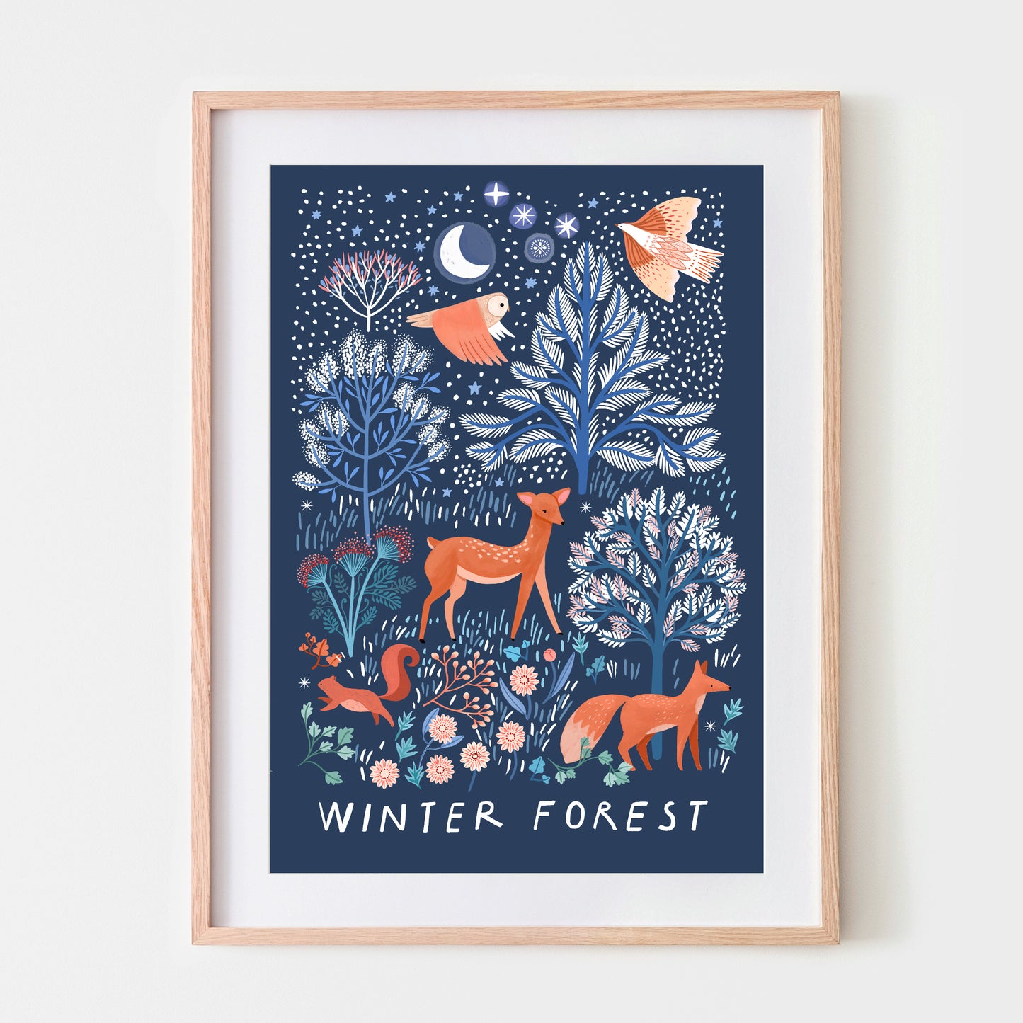 affiche - Winter Forest