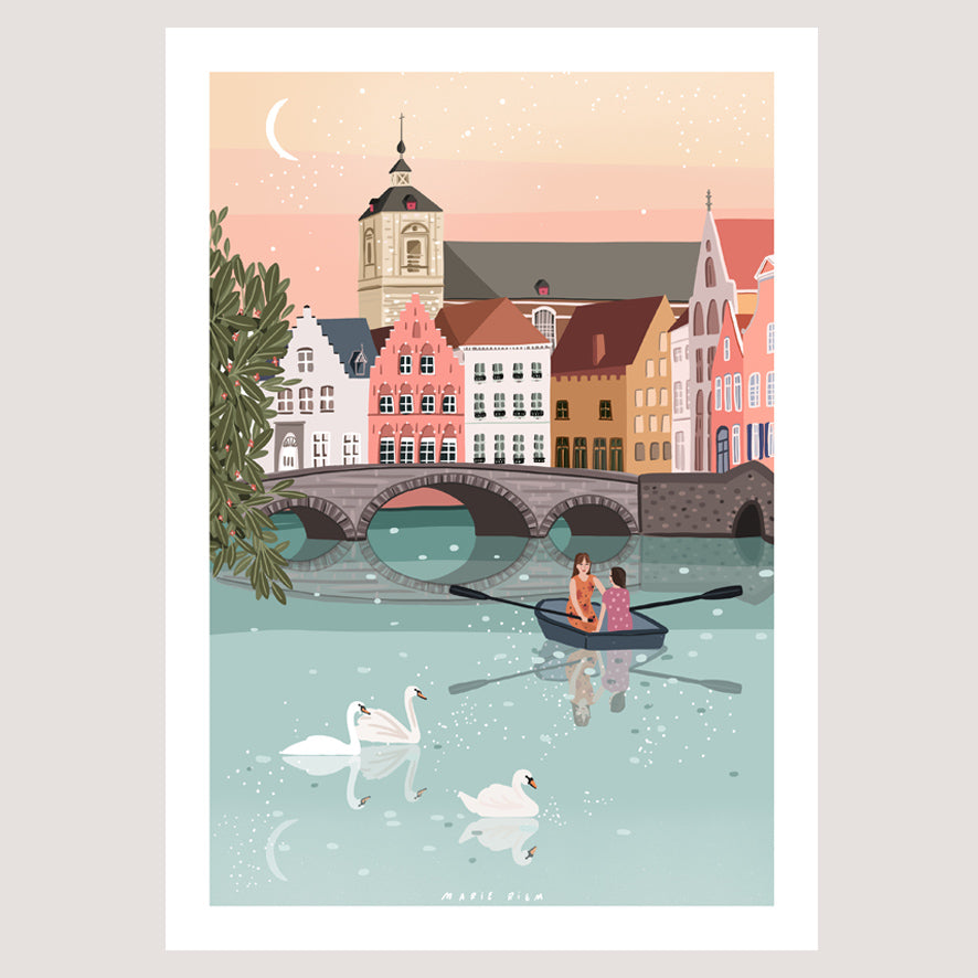affiche - Bruges