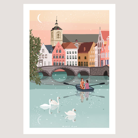 affiche - Bruges