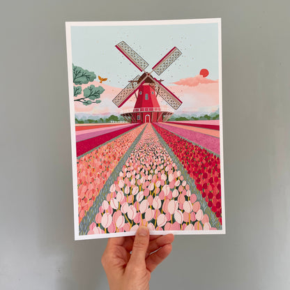 affiche - Les tulipes