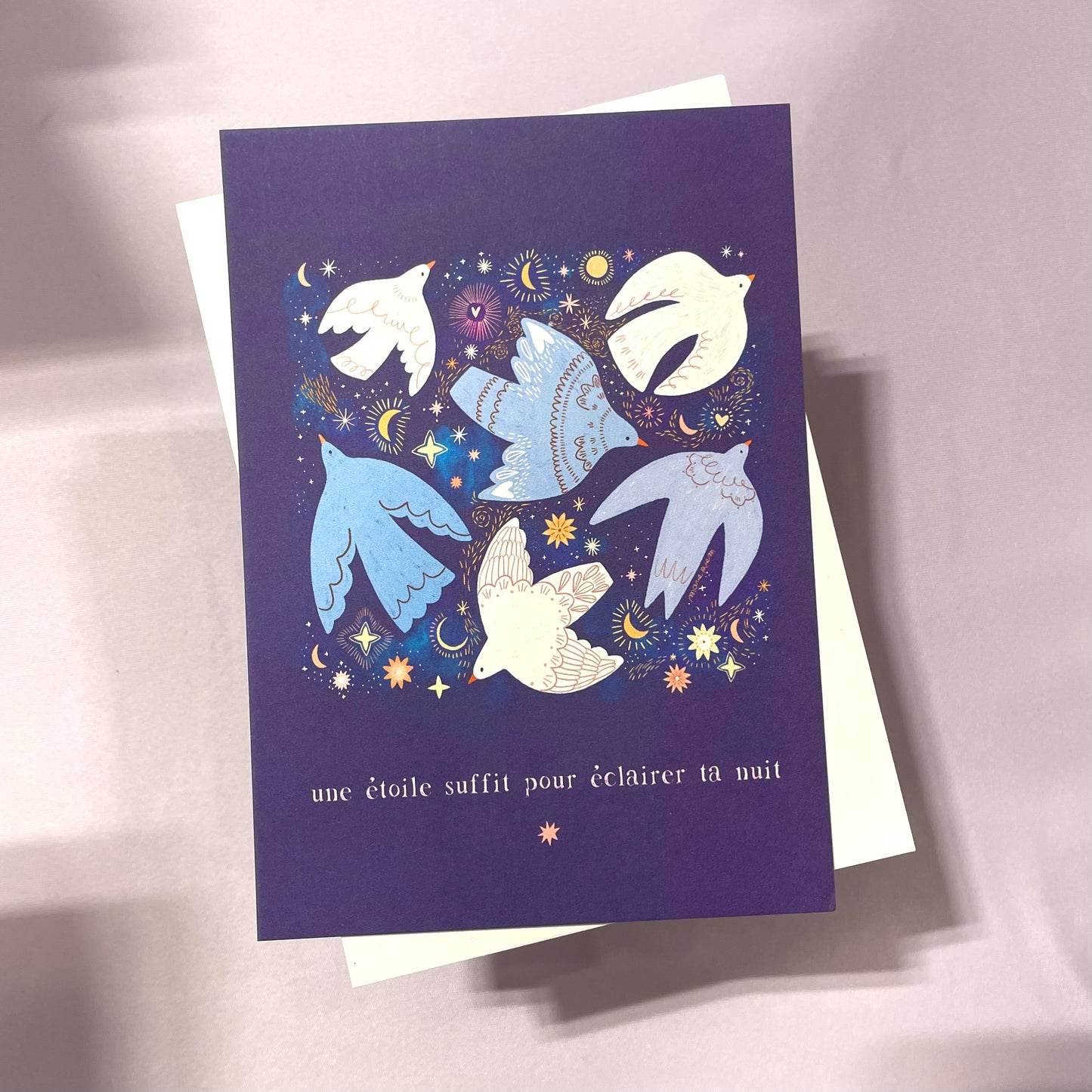 carte A6 illustrée - Ton étoile
