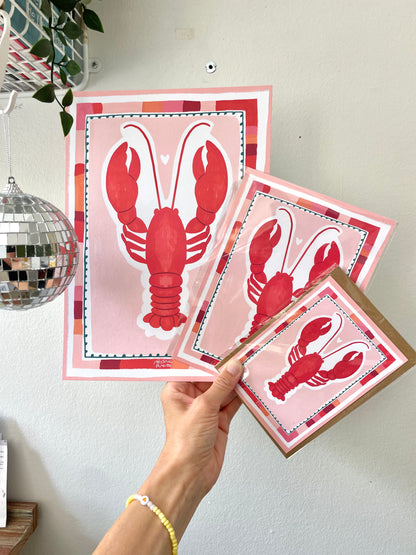 affiche - Mon homard