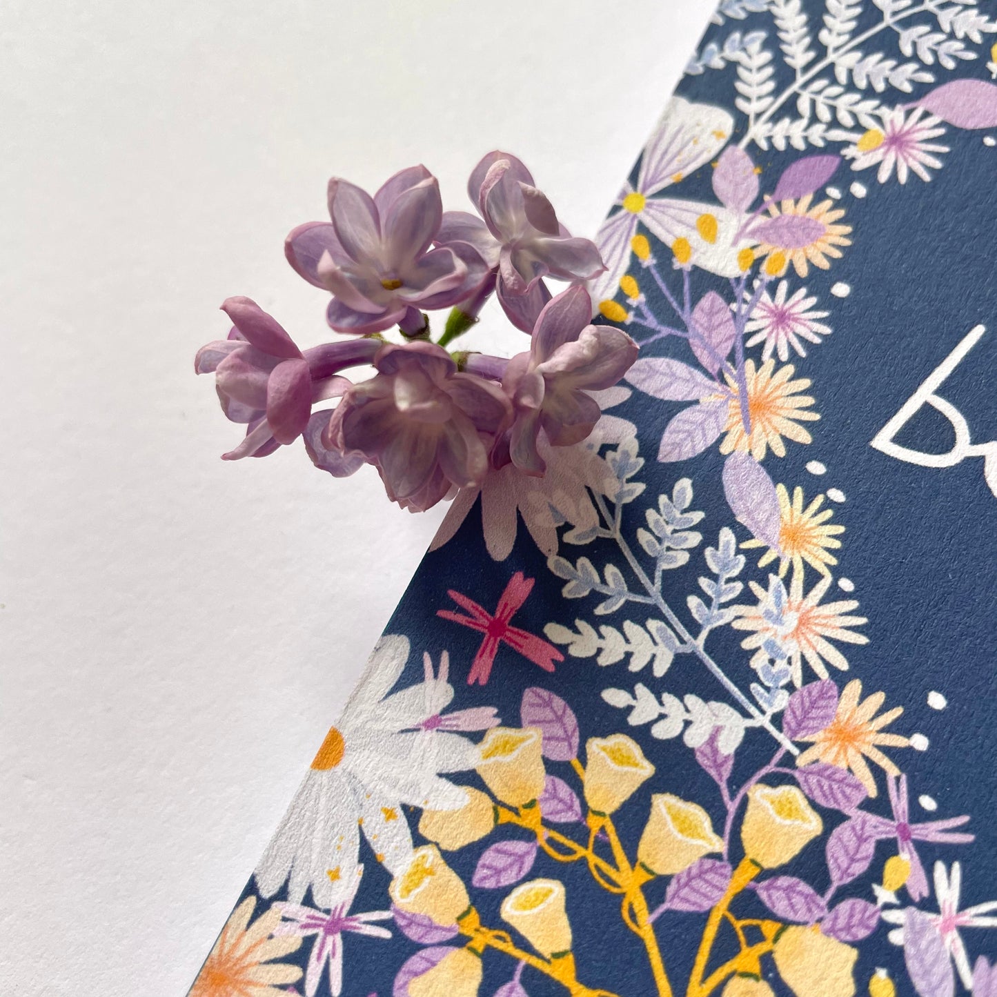carte A6 illustrée - bisous