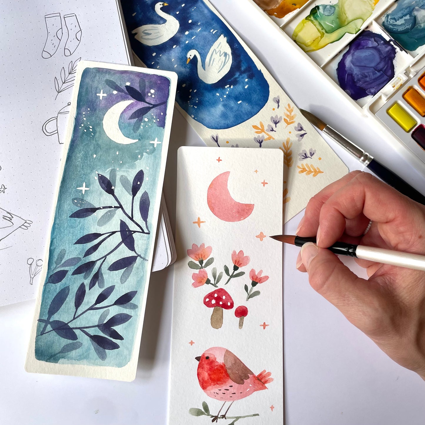 Atelier aquarelle - à La Friche - (Saint-André-lez-Lille) 26/11/25