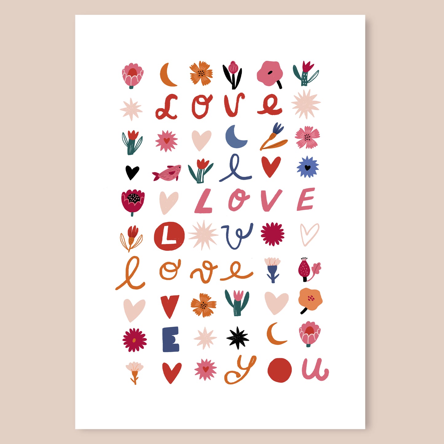 affiche - Love, love, love YOU