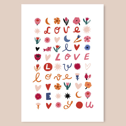 affiche - Love, love, love YOU