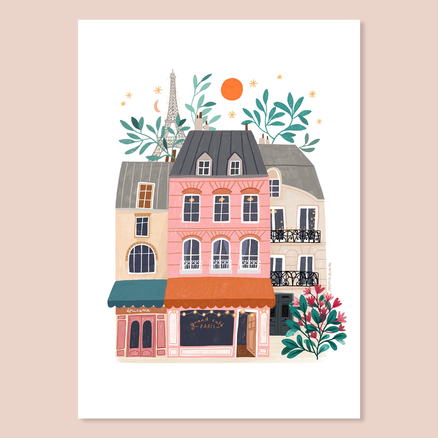 affiche - La pause parisienne