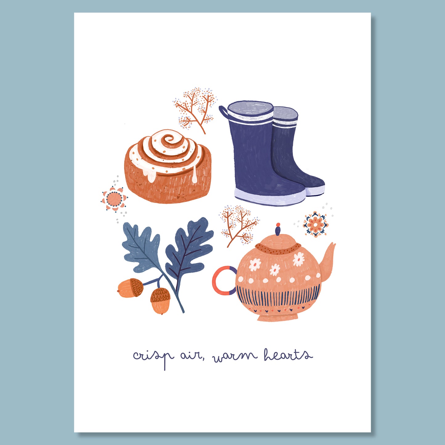 affiche - Crip air, warm hearts