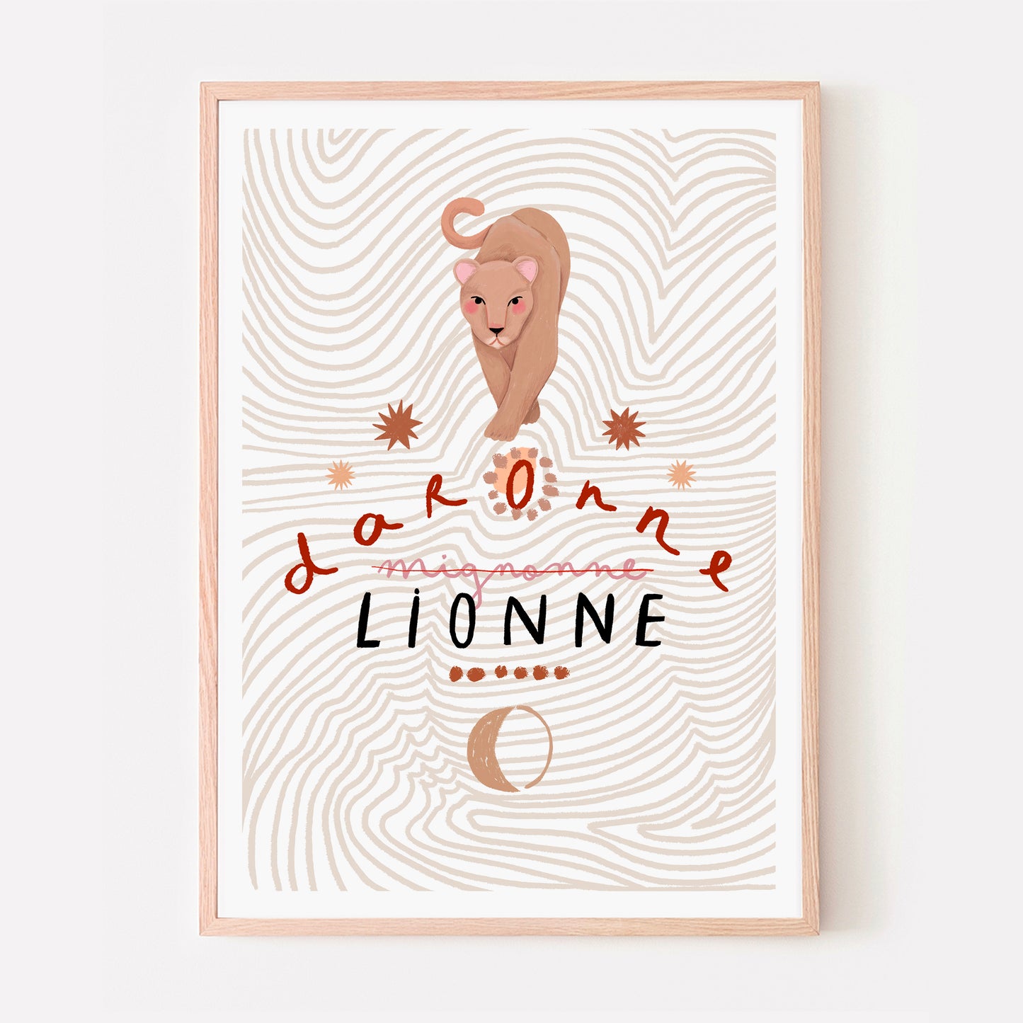 affiche - Daronne Lionne - wild