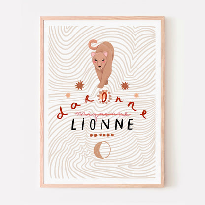 affiche - Daronne Lionne - wild