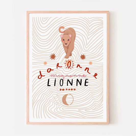 affiche - Daronne Lionne - wild
