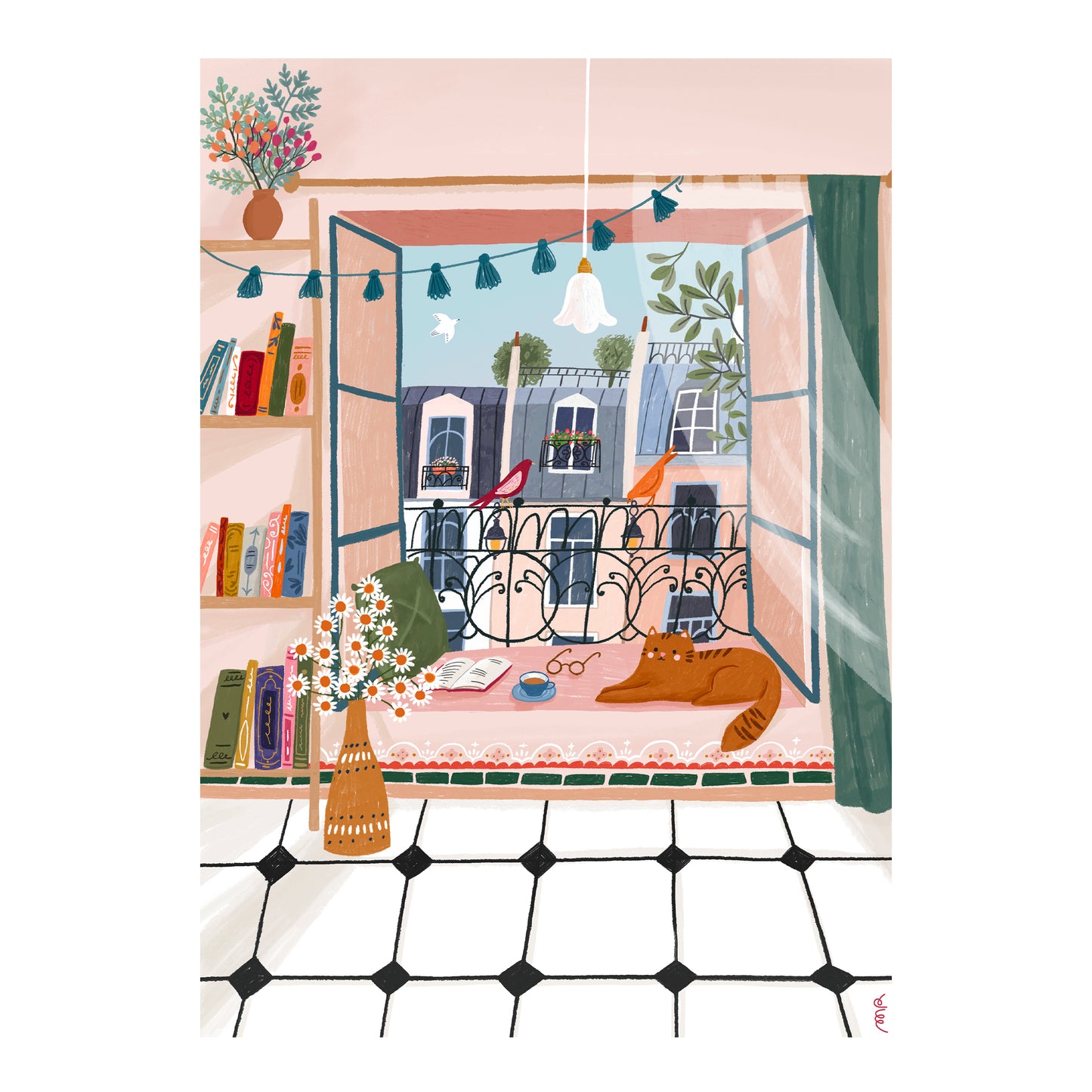 affiche - Le coin lecture