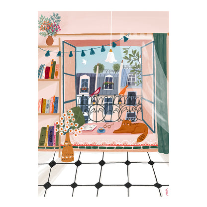 affiche - Le coin lecture