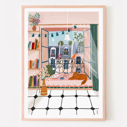 affiche - Le coin lecture