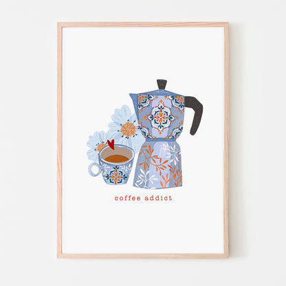 affiche -  coffee addict