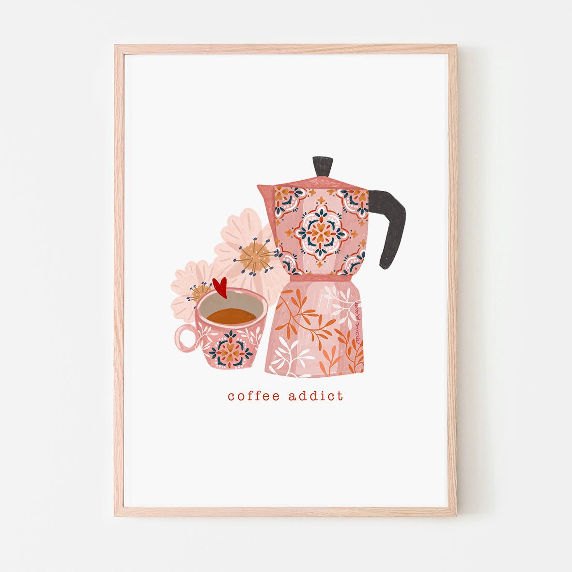 affiche -  coffee addict