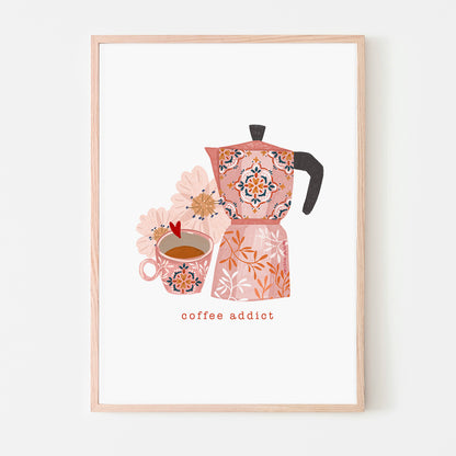 affiche -  coffee addict