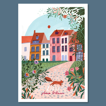affiche - Lille, place Gilleson