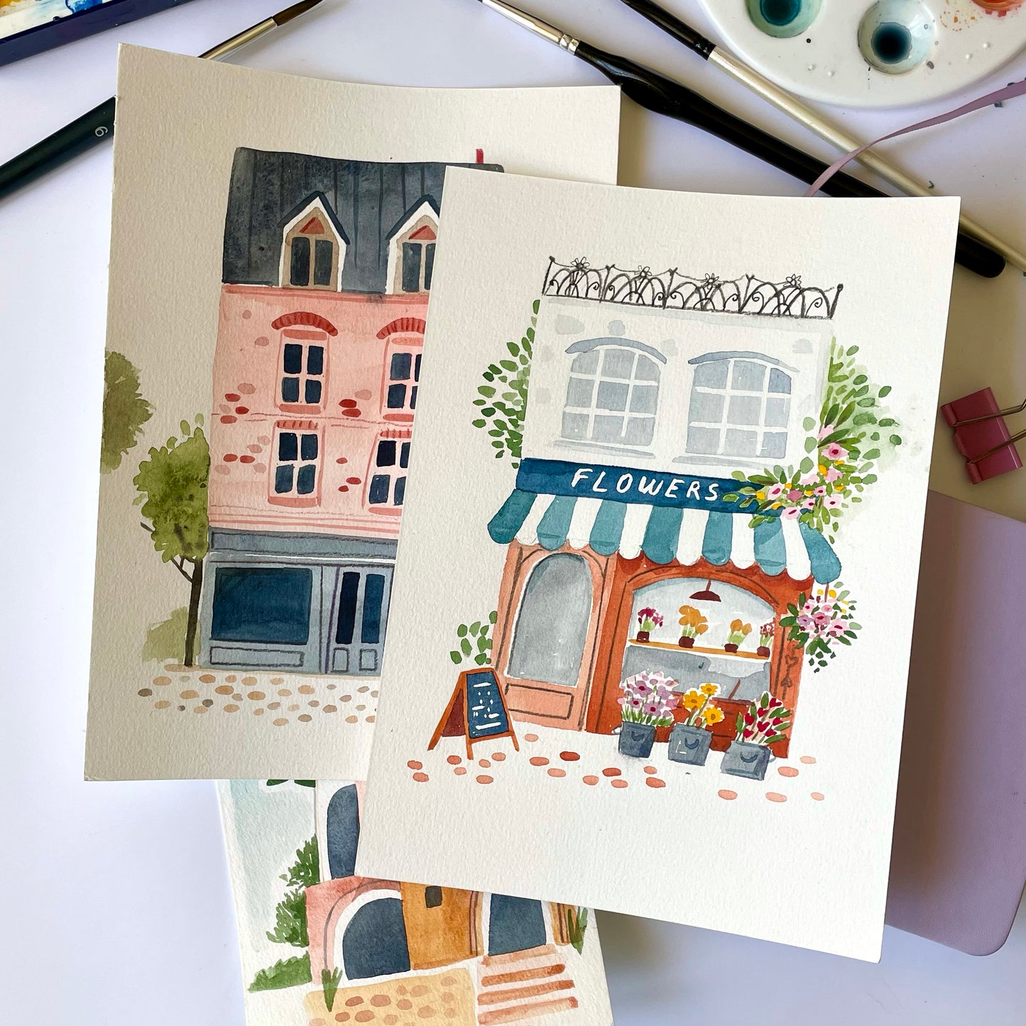 Atelier aquarelle - à Cageot - (Faches-Thumesnil) 09/09/26