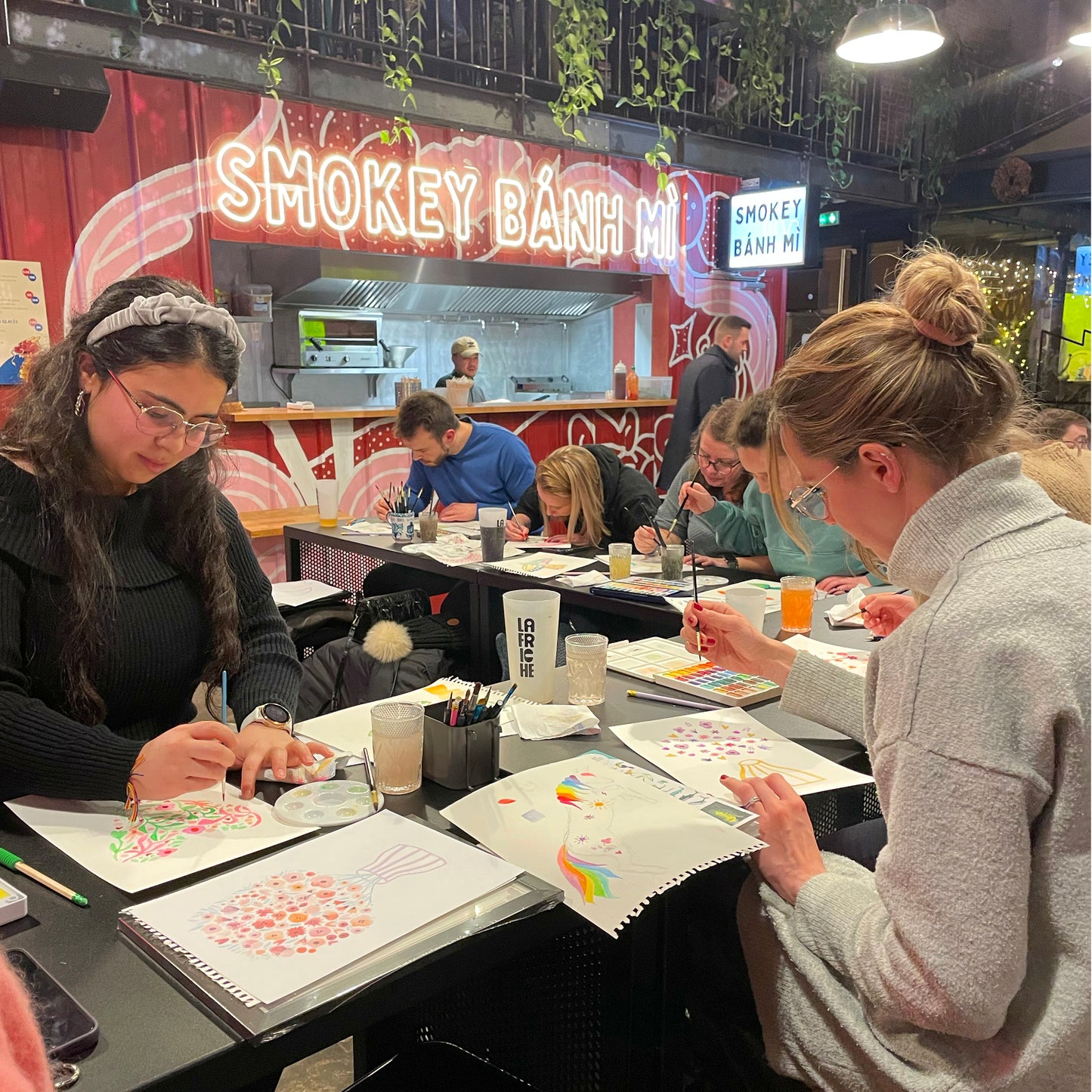 Atelier aquarelle - à La Friche - (Saint-André-lez-Lille) 26/11/25