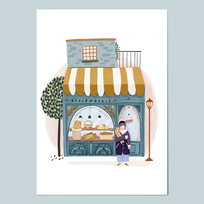 affiche - "la boulangerie"