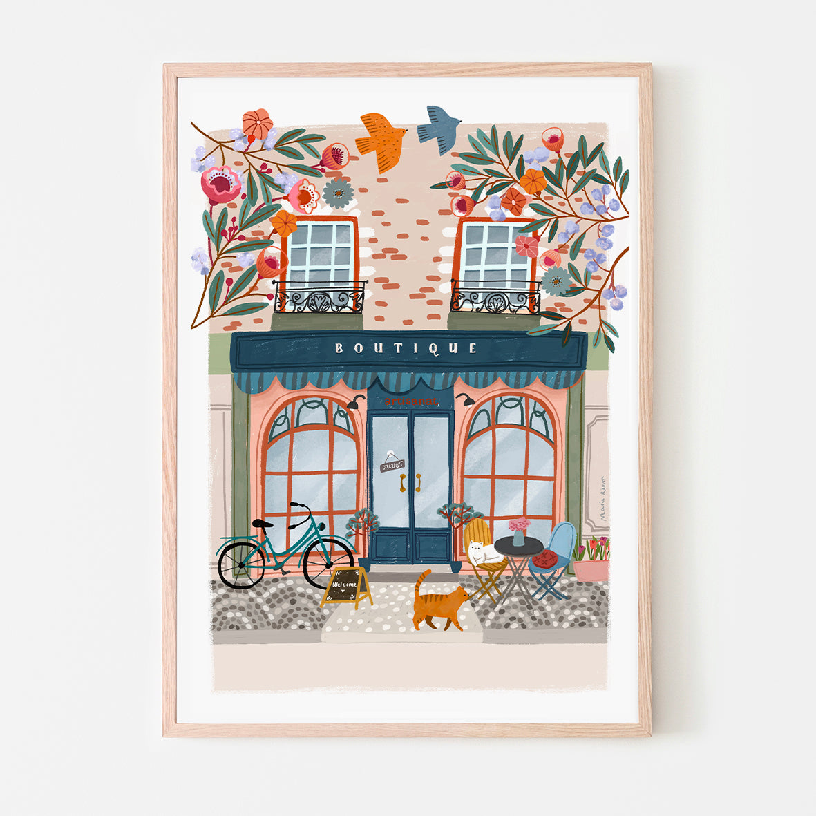 affiche - La boutique