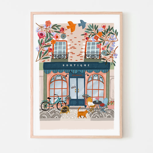 affiche - La boutique