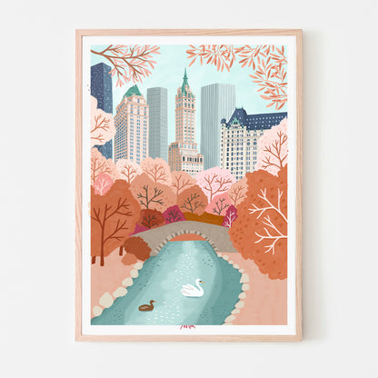 affiche - New York - Central Park