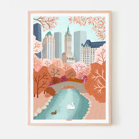 affiche - New York - Central Park