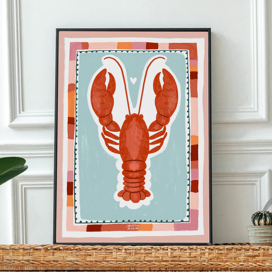 affiche - Mon homard