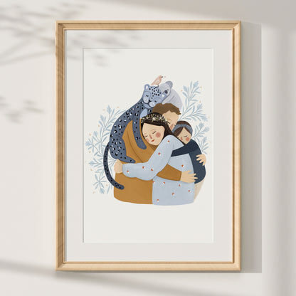 affiche - "le câlin"