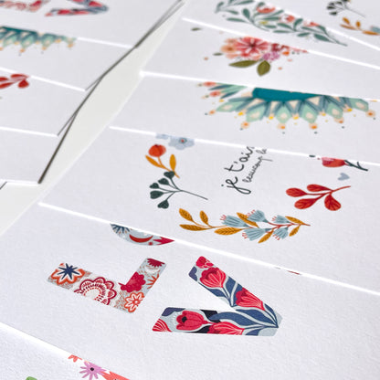 carte A6 illustrée - 'you'