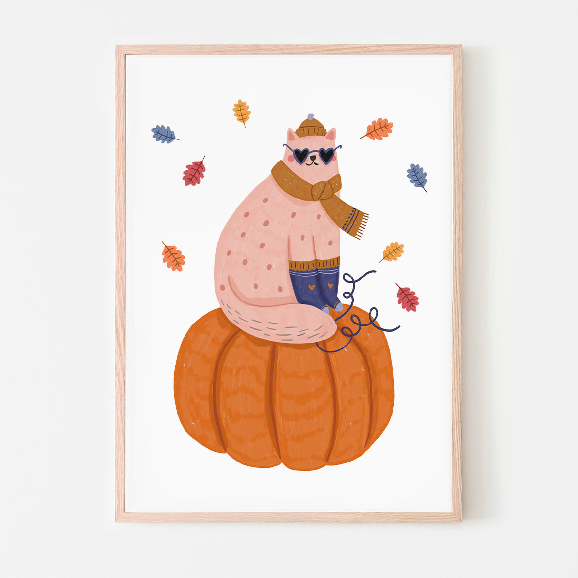 affiche - Chat d'automne