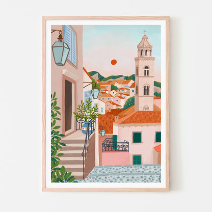 affiche - Dubrovnik - Croatie