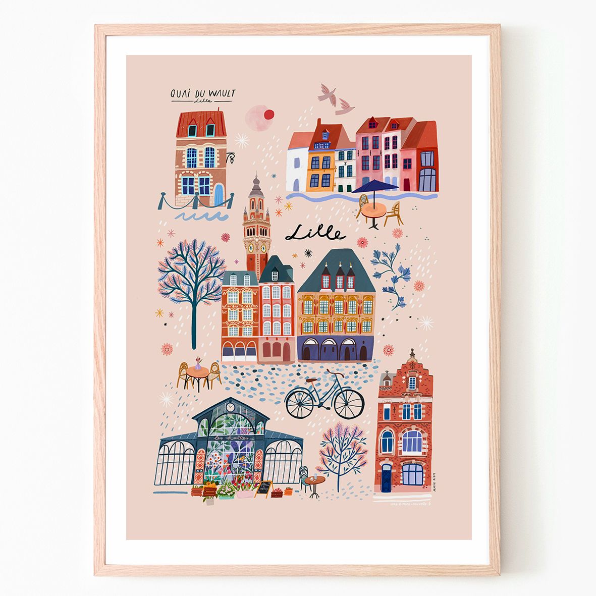 Illustration - Lille ma ville