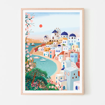 affiche - Grèce - Les Iles