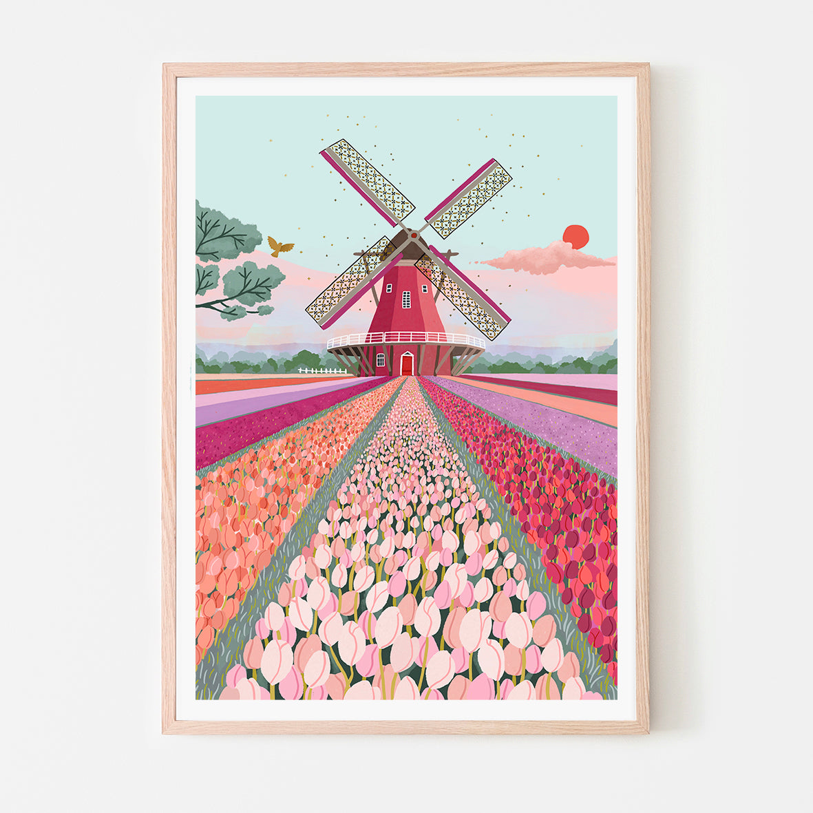 affiche - Les tulipes