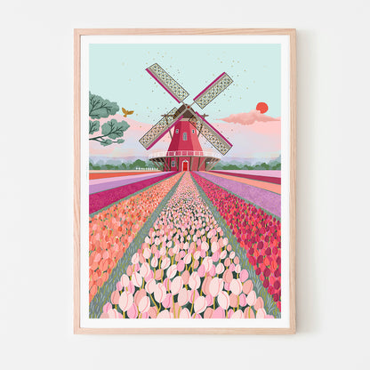 affiche - Les tulipes