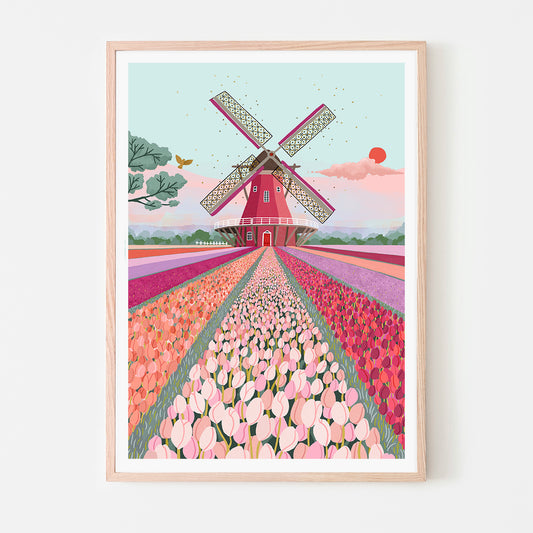 affiche - Les tulipes