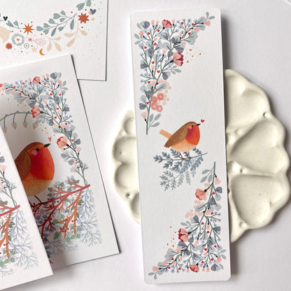 marque-page - le rouge gorge