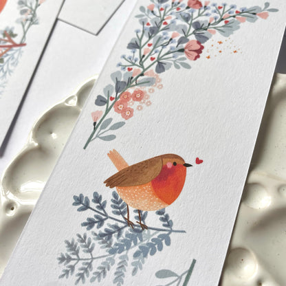 marque-page - le rouge gorge